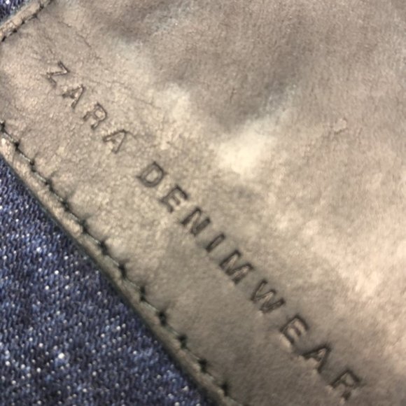 LIKE NEW MENS ZARA DENIMWEAR SLIM STRAIGHT JEANS 31x30 ⭐️ - Picture 11 of 11